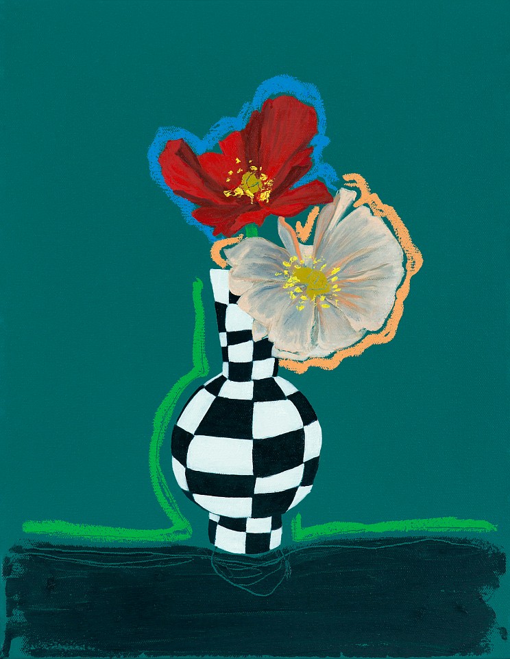 Adam S. Umbach, Fleurista (Green), 2023
oil and acrylic on canvas, 16 x 14 in. (40.6 x 35.6 cm)
AU241001