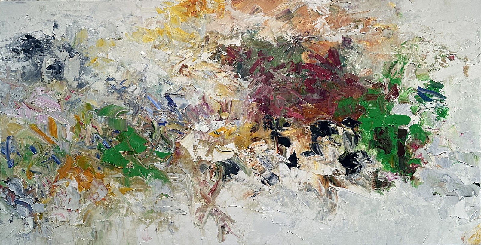 Christine Hayman, Deep Forest, 2024
oil on canvas, 36 x 72 in. (91.4 x 182.9 cm)
CH250103