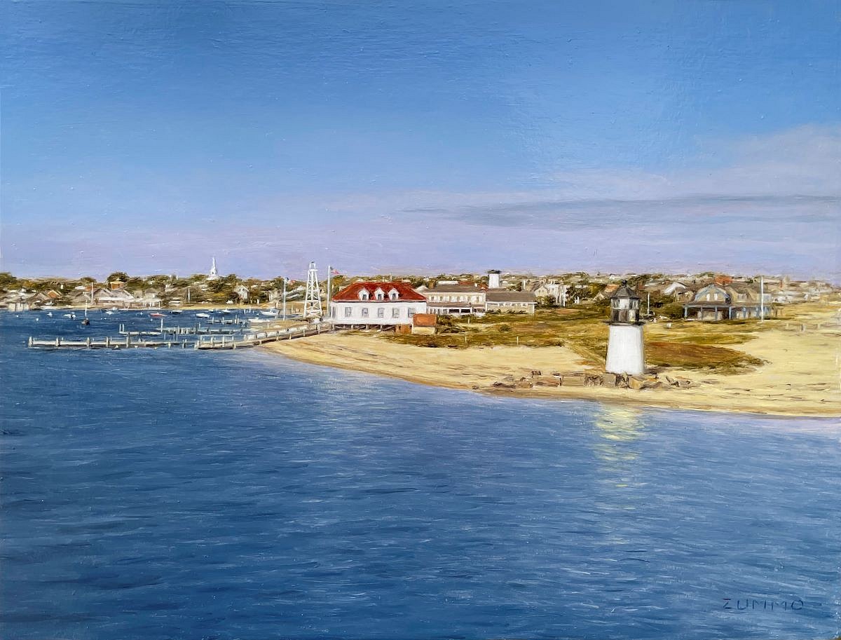 Lori Zummo, Approaching Brant Point, 2025
oil on panel, 9 x 12 in. (22.9 x 30.5 cm)
LZ250101