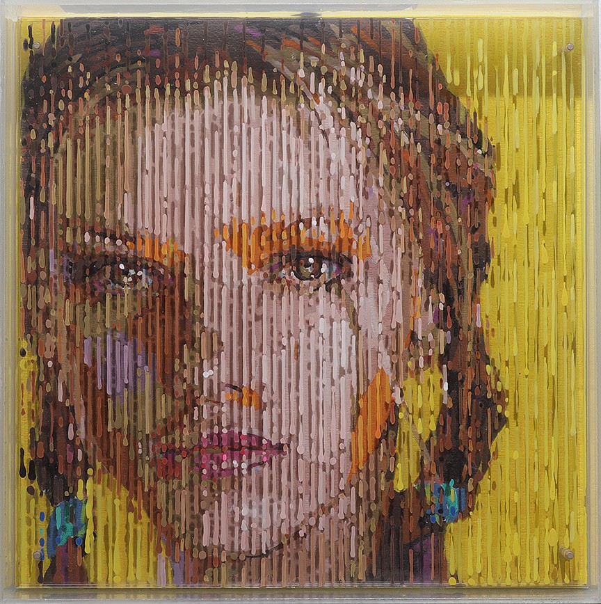 Yury Darashkevich, Eye Contact #7
acrylic, glass, and wood, 12 x 12 x 2 1/2 in. (30.5 x 30.5 x 6.3 cm)
YD250206