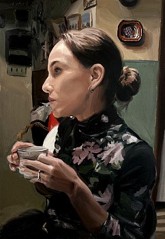 Michael de Brito - Michael de Brito Woman with Tea