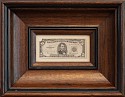 Jefferson Hayman, Five Dollars
2025, Varnished pigment print paired with a vintage Late 19th century walnut frame