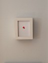 Jefferson Hayman, Red Dot (Sold Sticker)
2025, Varnished pigment print paired with an artist made frame