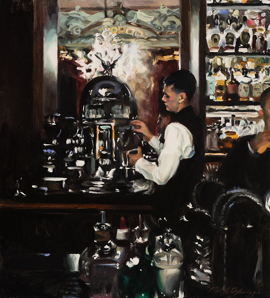 Paul G. Oxborough, Espresso, 2025
oil on linen, 20 x 18 in. (50.8 x 45.7 cm)
PO250320