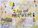 Stephen Pitliuk, I live on Nantucket
2025, mixed media on canvas