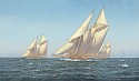 Richard Loud, Schooner Yacht Emerald
2025, oil on canvas