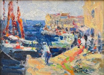 John Terelak - John Terelak A Busy Harbor