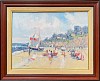 a day at the beach framed