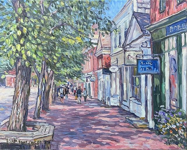 Jan Pawlowski, Main Street, Nantucket Summer
oil on canvas, 16 x 20 in. (40.6 x 50.8 cm)
JP250404