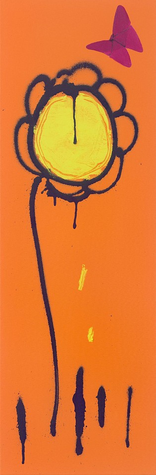 Adam S. Umbach, Fly Away (Orange & Pink), 2025
oil and acrylic on canvas, 36 x 12 in. (91.4 x 30.5 cm)
AU250603