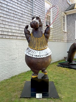 Work: Bjorn Skaarup Hippo Hula Hoop Dancer, Ed. 1/6