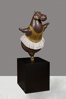 Work: Bjorn Skaarup Hippo Ballerina, Pirouette, Ed. of 9