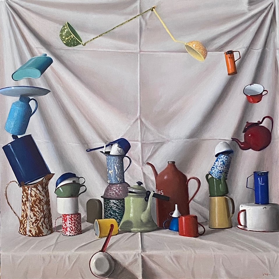 Joseph Keiffer, Tipsy Rainbow, 2024
oil on canvas, 40 x 40 in. (101.6 x 101.6 cm)
JK250706