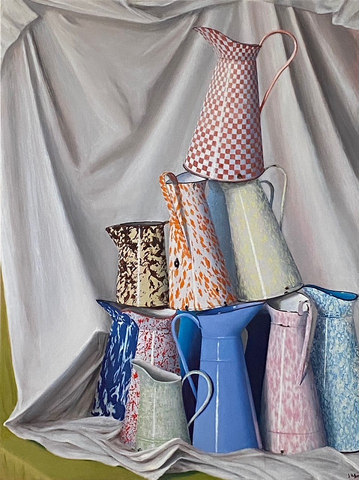 Joseph Keiffer, Tipsy Tower of Babel, 2024
oil on canvas, 48 x 36 in. (121.9 x 91.4 cm)
JK250710