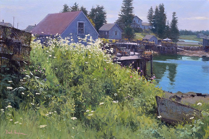 Neal Hughes, Harbor Bloom, 2025
oil on canvas, 20 x 30 in. (50.8 x 76.2 cm)
NH250901