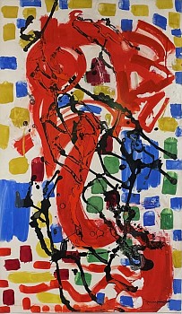 Hans Hofmann -&nbsp;Hans Hofmann Mosaic for Apartment House Sketch No. 4.