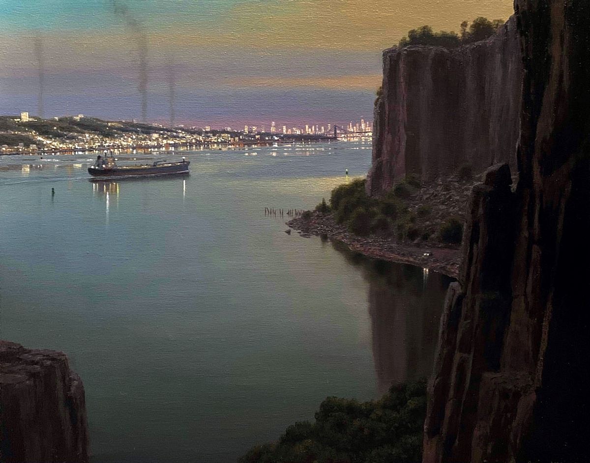 Joseph McGurl, Hudson River Twilight, 2025
oil on linen, 24 x 30 in. (61 x 76.2 cm)
JM250901
