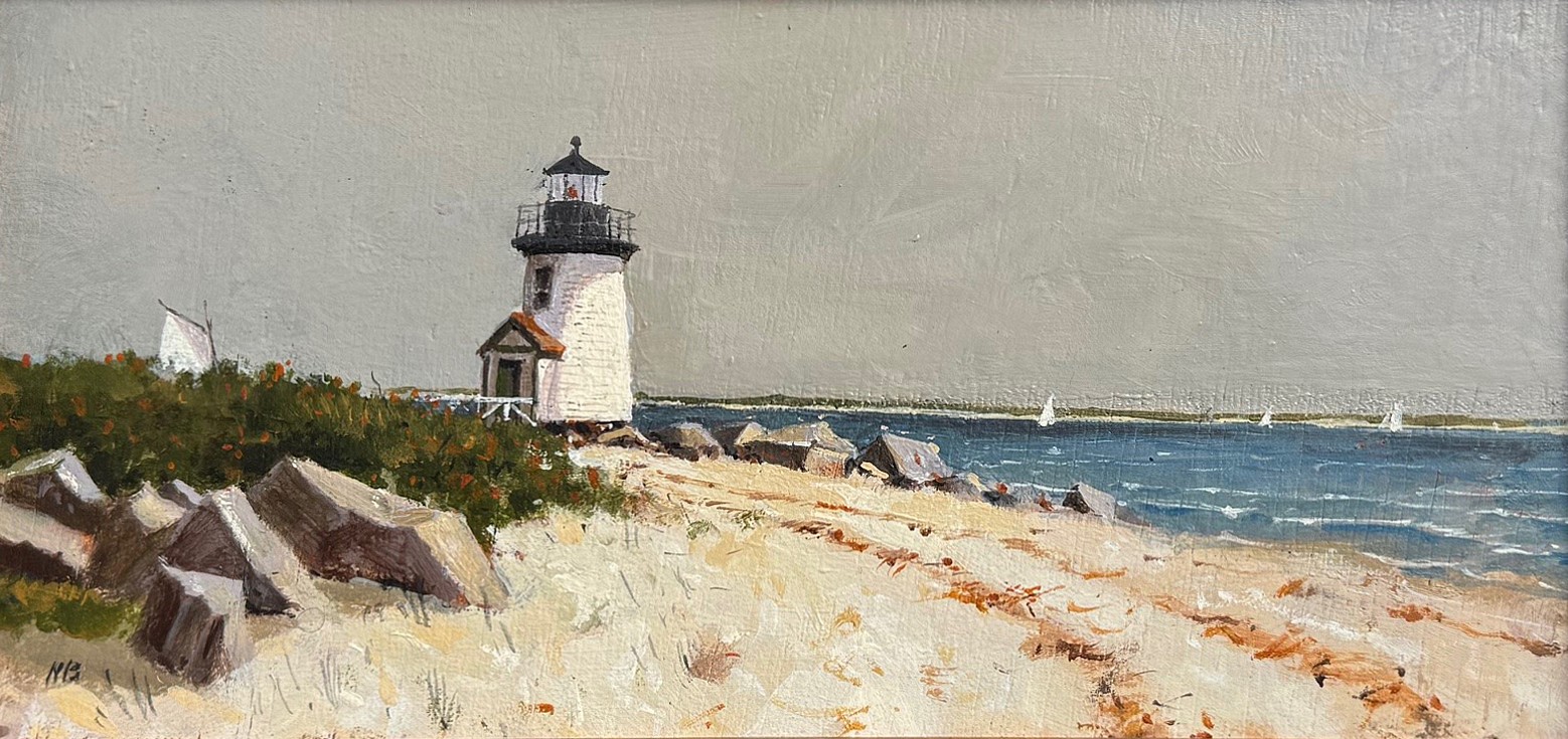 Nicholas Berger, Smooth Sailing, 2025
oil on panel, 5 1/4 x 11 in. (13.3 x 27.9 cm)
NB25091