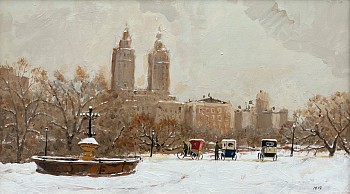 Nicholas Berger - Nicholas Berger Winter Fountain