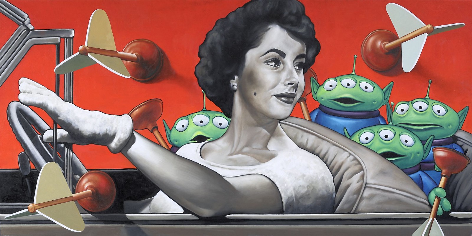 William Nelson, Buckle Up, 2025
oil on canvas, 36 x 72 in. (91.4 x 182.9 cm)
WN251108