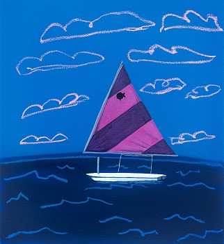Adam S. Umbach - Adam S. Umbach Sail Fishie (Pink and Purple)