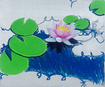 Work: Adam S. Umbach Water Lilies No. 2 (Silver)