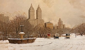 Nicholas Berger -&nbsp;Nicholas Berger Winter Fountain