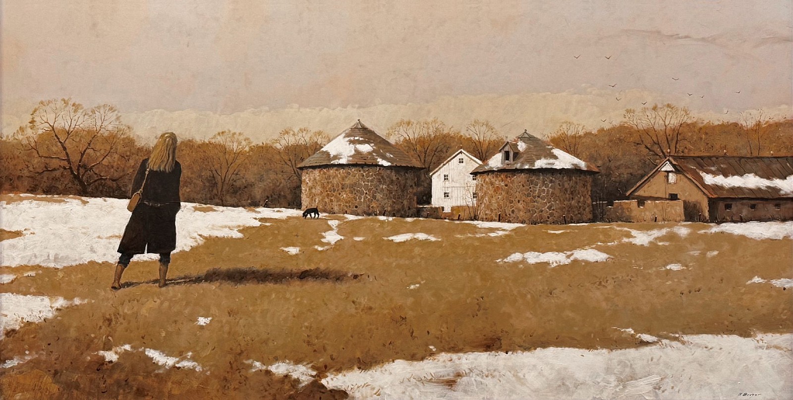 Nicholas Berger, In the Fields, 2026
oil on panel, 24 x 45 in. (61 x 114.3 cm)
NB260203