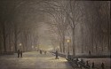 Marla Korr, Snowy Night, Central Park
2026, oil on canvas
