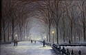 Marla Korr, Snowy Night, Central Park
2026, oil on canvas