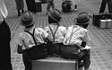 Ruth Orkin, Three boys on suitcase
1947, gelatin silver print