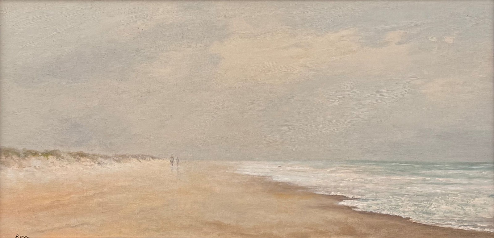 Marla Korr, Walking in Fog, 2026
oil on linen, 12 x 24 in. (30.5 x 61 cm)
MK260403