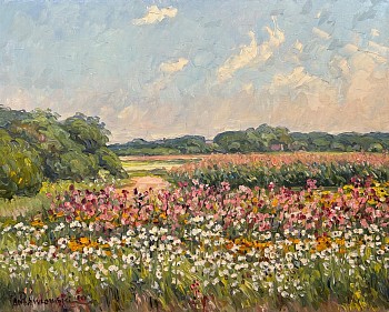 Jan Pawlowski -&nbsp;Jan Pawlowski Field of Summer Flowers, Nantucket