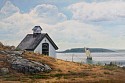 Stephen Bluto, Boston Light Oil House
2026, oil on panel