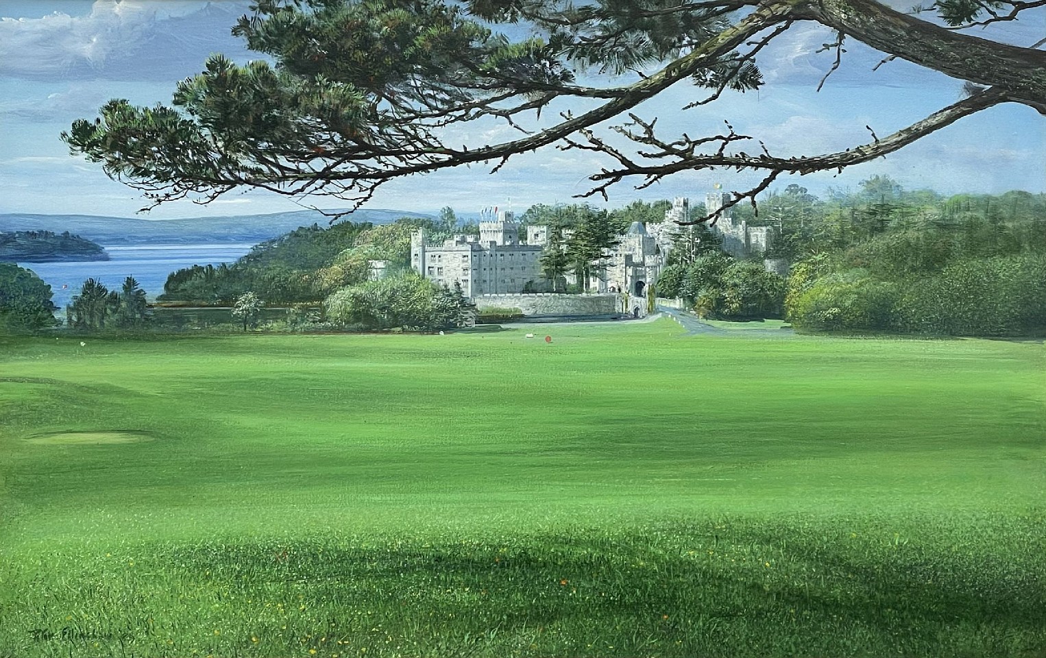 Peter Ellenshaw, Ashford Castle, Mayo, Ireland, 1997
acrylic on canvas, 30 x 48 in. (76.2 x 121.9 cm)
PE260405CF