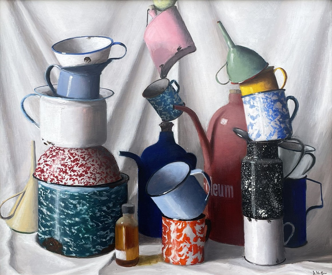 Joseph Keiffer, Chattering Tipsies, 2025
oil on canvas, 20 x 24 in. (50.8 x 61 cm)
JK251101