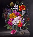 David Henry, Floral in Glass Vase
2026, oil on birch panel
