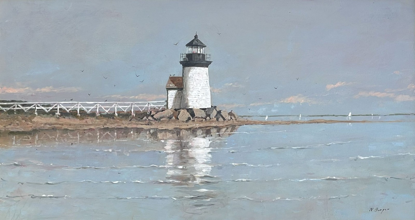 Nicholas Berger, In Reflection, 2026
oil on panel, 13 1/4 x 24 1/4 in. (33.7 x 61.6 cm)
NB260501
