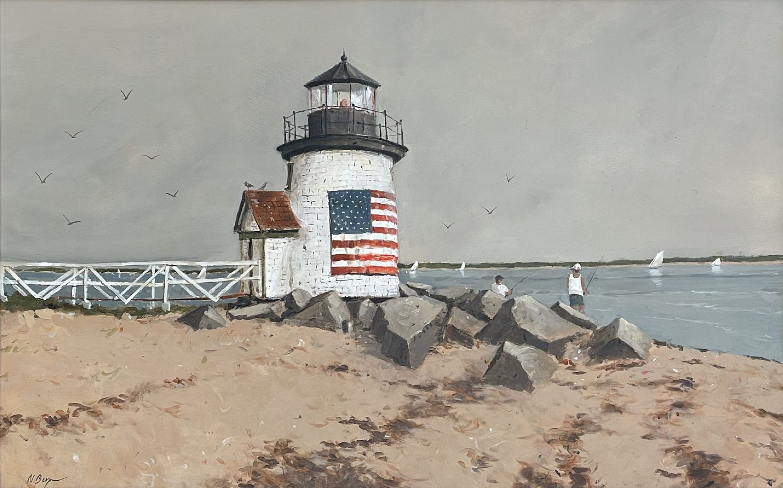 Nicholas Berger, Overcast, 2026
oil on panel, 17 x 27 in. (43.2 x 68.6 cm)
NB260502