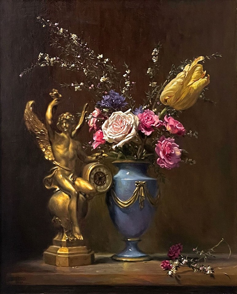Michael Aviano, Untitled (floral still life), 1995
oil on canvas, 20 x 16 in.