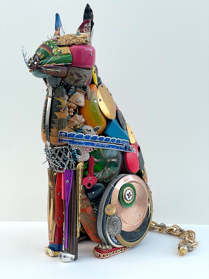 Leo Sewell, Cat, 2024
mixed media, 15 x 8 x 5 in. (38.1 x 20.3 x 12.7 cm)
LSewell241201
