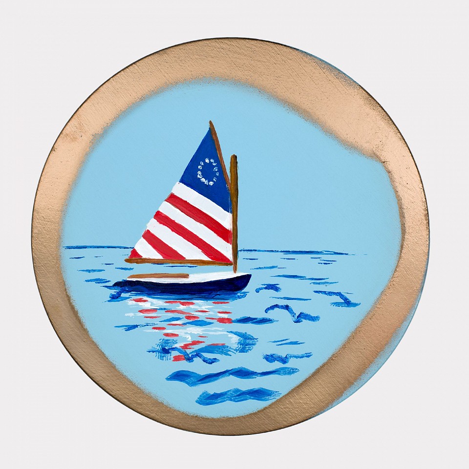 Adam S. Umbach, Wavey Season No. 1, 2026
oil and acrylic on panel, 10 x 10 in. (25.4 x 25.4 cm)
AU260705