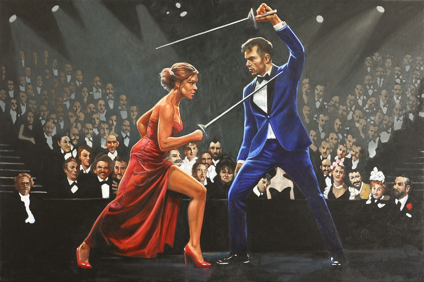 William Nelson, En Garde, 2026
oil on canvas, 40 x 60 in. (101.6 x 152.4 cm)
WN260703