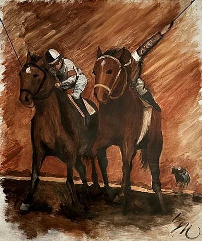 Molly Dee, Home Stretch
mixed media on canvas, 52 x 43 in. (132.1 x 109.2 cm)
MD260702