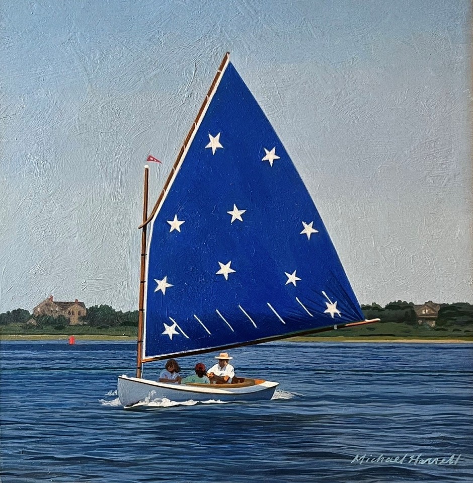 Michael Harrell, Catboat, 2026
oil on panel, 6 3/4 x 6 1/2 in. (17.1 x 16.5 cm)
MJH260601