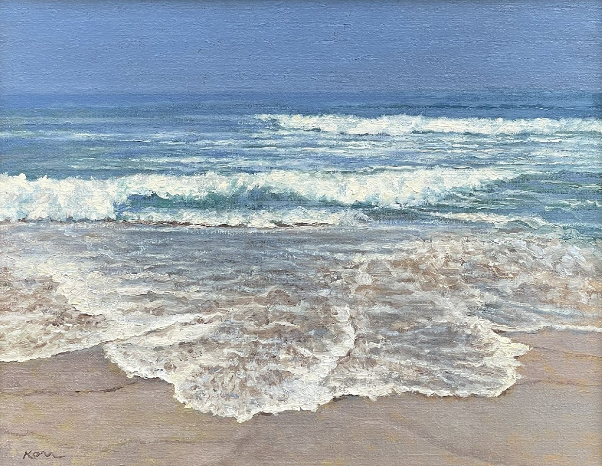 Marla Korr, Ocean's Lace, 2026
oil on linen on panel, 11 x 14 in. (27.9 x 35.6 cm)
MK260902