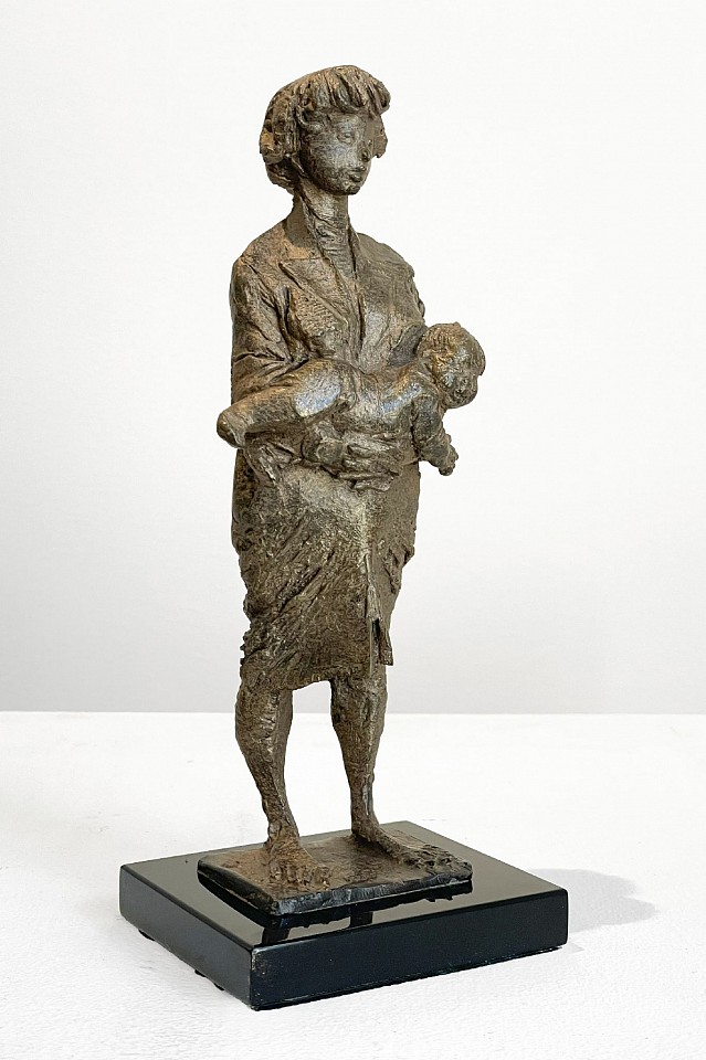 Bruno Lucchesi, Mother and Child (unique), 1961
bronze, 9 x 3 x 3 1/2 in. (22.9 x 7.6 x 8.9 cm)
BL260915