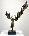 Bruno Lucchesi, Woman Hanging Wash, Ed. 5/6
1972, bronze