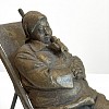 bl woman in lawn chair
