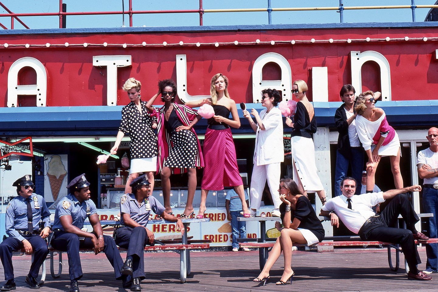 Harry Benson, Donna Karan and Louis Dell'Olio, Coney Island, NY, Edition of 35, 1982
archival pigment print, 24 x 30 in.
HB261009